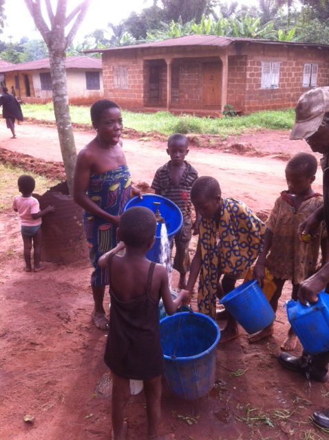 Akugbe Association of Dallas borehole water project completed in Irokhin village of Edo state. The project was executed to provide clean and potable water for the Irokhin community which included installation of a borehole, pump and associated piping, water storage tanks and a generator set to run the pumps. This project was completed in 2012.